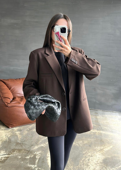 Maya Premium Ceket ACI KAHVE