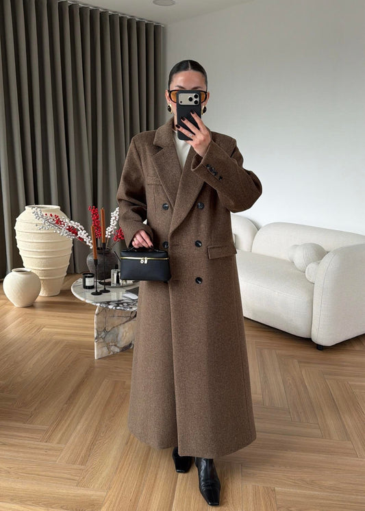 Classic Uzun Kaban KAHVERENGİ